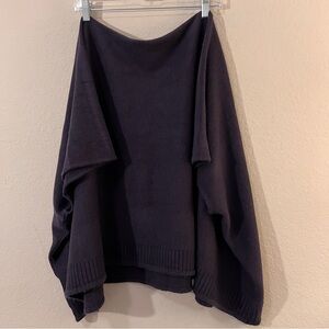 MATY Fashion Bolero Sweater Navy Blue Size L Open Front Cropped